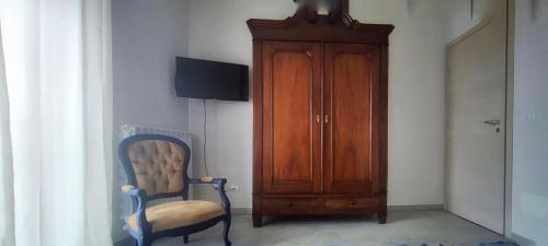 TV a/nebo společenská místnost v ubytování Casa Graziella- La terrazza