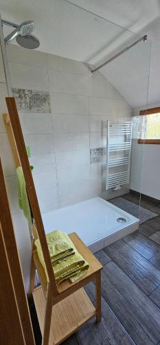 Koupelna v ubytování Pension "Lug ins Land"