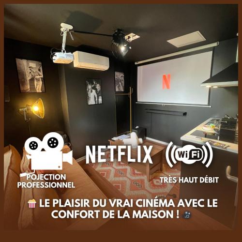 Cinéma Room - Immersion Total pour Cinéphile !