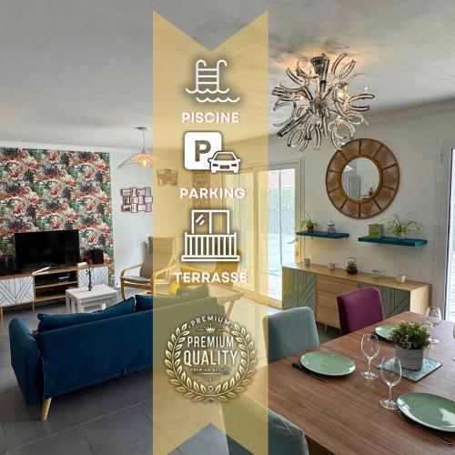 Lotus - Terrasse - Piscine - Parking