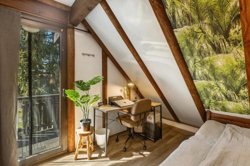 Zahrada ubytování Ferienhaus Rotkäppchen