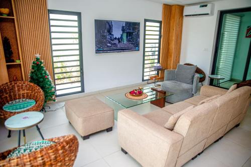 Posezení v ubytování Hotel Yatchenin Abidjan