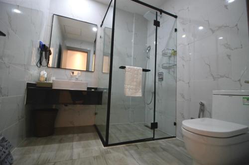 Un baño de Carrey Hotel