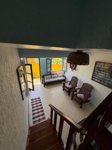 Posezení v ubytování Casa dos Franceses Ilha Grande