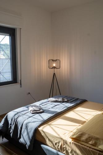 Postel nebo postele na pokoji v ubytování La Casa sul Mare