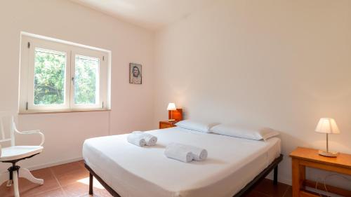 Katil atau katil-katil dalam bilik di Sardinianworld-Casa Mare Levante
