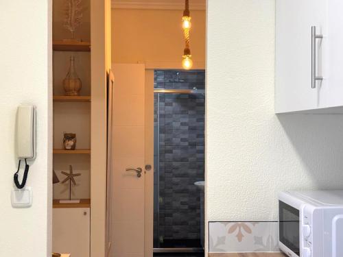 Kuchyň nebo kuchyňský kout v ubytování Apto Holibai Luceira Baiona, Galicia Vacaciones para Parejas o Familia