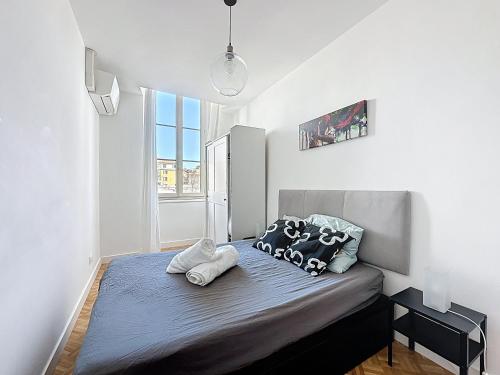 Ένα ή περισσότερα κρεβάτια σε δωμάτιο στο 3 air-conditioned rooms with unobstructed view