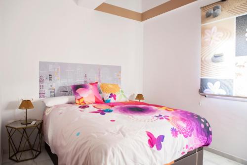 Posteľ alebo postele v izbe v ubytovaní Hello Málaga Flat Salitre I