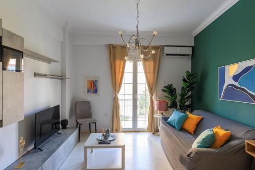 Χώρος καθιστικού στο AIOLOS Glyfada LUX Escape suite 6