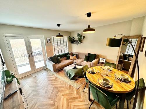 Χώρος καθιστικού στο Luxury 2 beds, en suite & garden