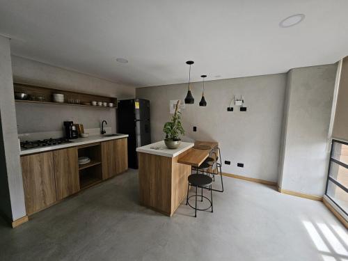 Køkken eller tekøkken på 2402 Luxury apartment in Sabaneta