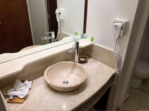 Kupatilo u objektu Hotel Malinalli
