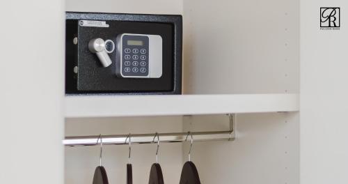 a picture of a cell phone hanging on a wall at Palazzo Rossi, Historic Boutique Home in Marche in Sarnano