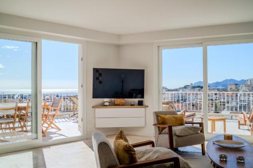 Appartement avec terrasse et vue mer