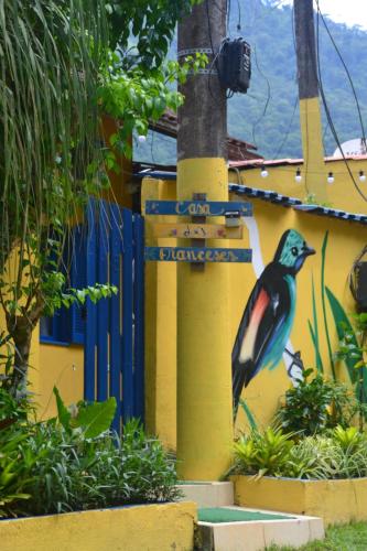 Zahrada ubytování Casa dos Franceses Ilha Grande