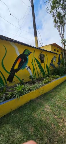 Zahrada ubytování Casa dos Franceses Ilha Grande