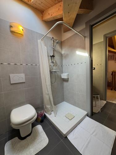 Koupelna v ubytování Casa di Ercolino