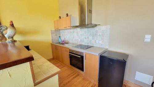 Η κουζίνα ή μικρή κουζίνα στο Maison dans gite domaine REY