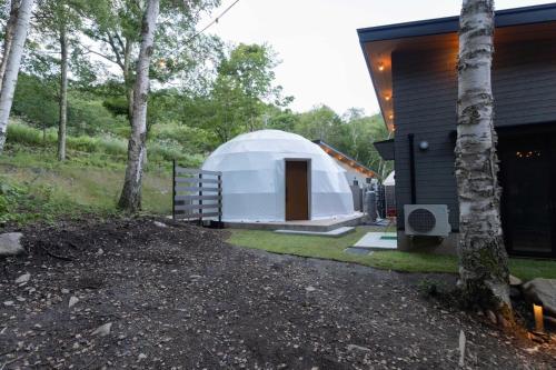 Zahrada ubytování Glamping Resort Venus