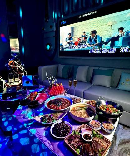 Makanan di atau berdekatan apartmen