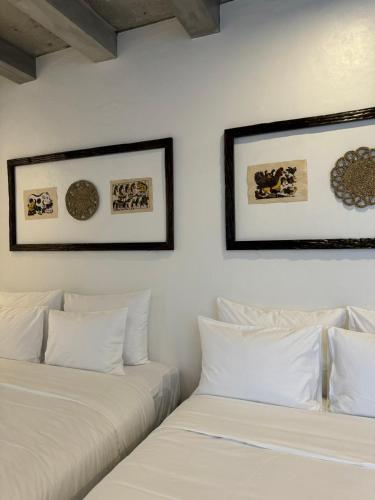 Katil atau katil-katil dalam bilik di Eco & Rustic Home Hoian