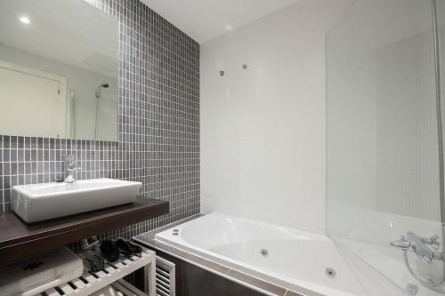 Luminoso Apartamento con Balcón衛浴