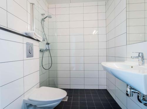 Koupelna v ubytování Scandic Kalmar