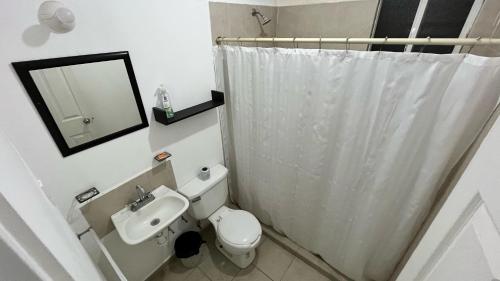 Koupelna v ubytování Casa Curicó Viñedos