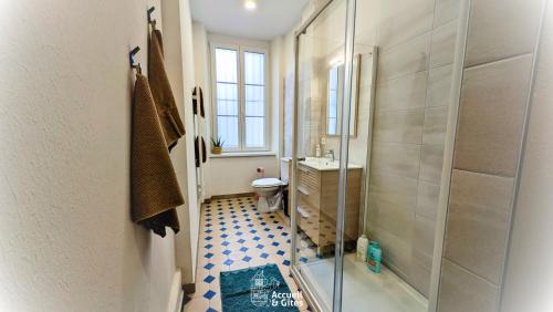 Koupelna v ubytování Appartement Sylvinite
