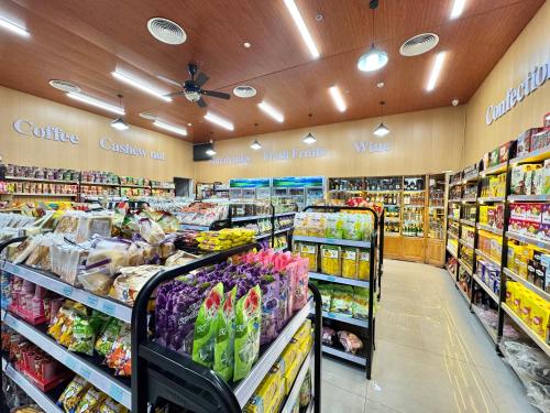 a grocery store aisle with a lot of food at A la carte Residence - high floor in Ha Long
