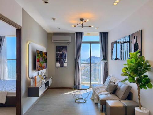 Un lugar para sentarse en CSJ TOWER - CSJ Apartment Luxury SeaView Vung Tau City - Căn Hộ Du Lịch Biển Vũng Tàu