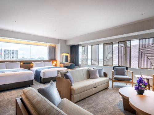 Posezení v ubytování Niigata Grand Hotel