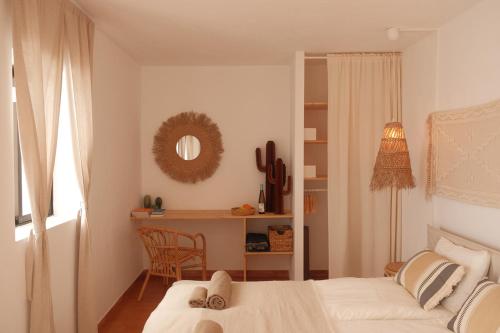 Cama o camas de una habitación en Casa Cactus - heated pool and only 5 boutique apartments