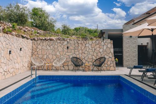 Gallery image of Adri Villa with private heated pool, jacuzzi, sauna & gym in Kras
