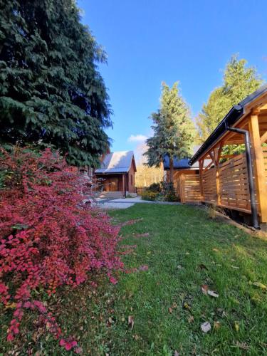 Zahrada ubytování Domek "Klimat Podlasia" DomkinadBugiem z jaccuzzi w zielonej okolicy 150m od rzeki