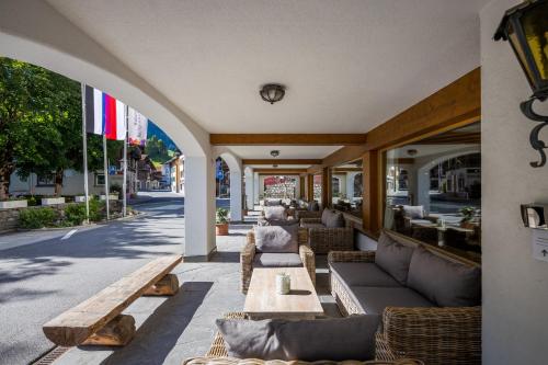 Silvretta Parkhotelにあるシーティングエリア