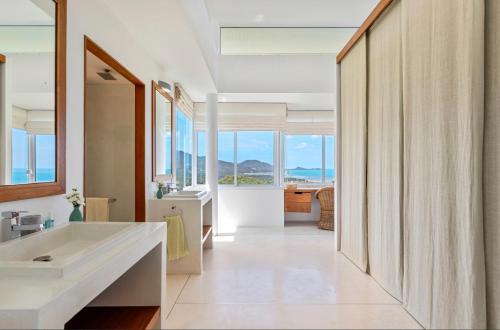 Koupelna v ubytování Villa Jhanaï