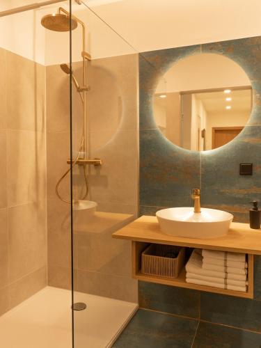 Salle de bains dans l'établissement Geidorf Residenz - Serviced Apartments & Parking