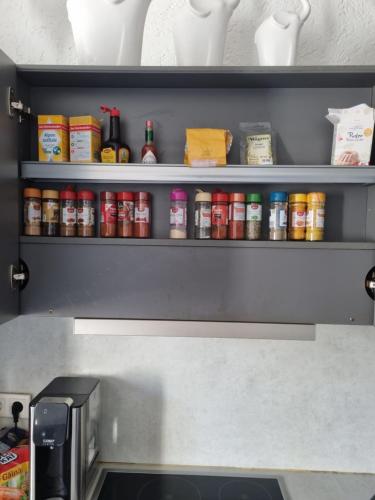 Dapur atau dapur kecil di Pension Parga