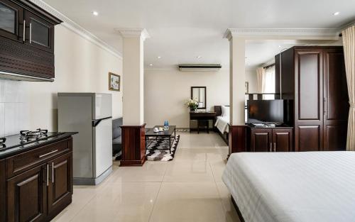 O bucătărie sau chicinetă la La Bonita Boutique Hotel