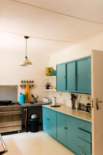 Kuchyň nebo kuchyňský kout v ubytování Verkijken Cottage