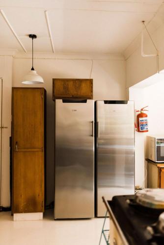 Kuchyň nebo kuchyňský kout v ubytování Verkijken Cottage