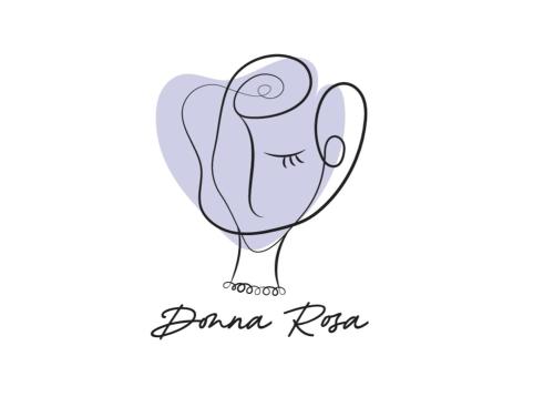 a sketch of a wine glass on a white background at Donna Rosa - Main Avenue in Taormina