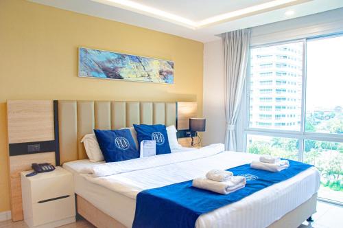 HT9 Hotelにあるベッド