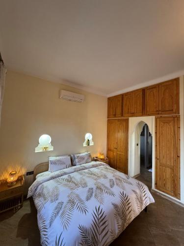 Cama o camas de una habitación en Splendide Villa avec piscine