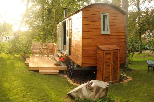 Zahrada ubytování Shepherd's Hut