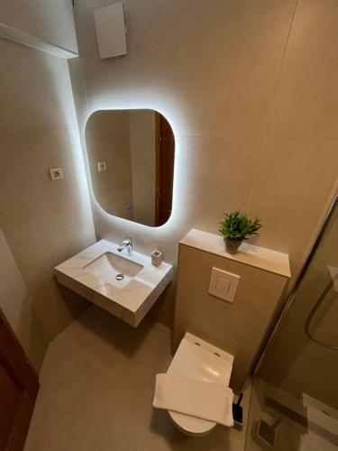 Koupelna v ubytování Apartments Simic Makarska