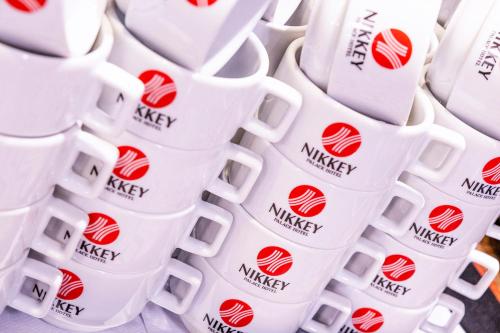 a pile of maytag white plastic at Nikkey Palace Hotel in Sao Paulo