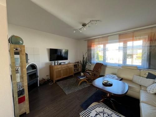 Μια τηλεόραση ή/και κέντρο ψυχαγωγίας στο Ferienhaus Jastoria